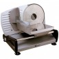 Affettatrice elettrica in acciaio inox | Affettatrice per salumi da 150 W | Regolazione dello spessore da 0 a 15 mm | Interrutto