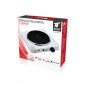 Piastra di cottura elettrica 1 fuoco 1000W, piastra da cucina per studenti o campeggio, 24x22 cm Piastra di cottura elettrica 1 fuoco 1000W, piastra da cucina per studenti o campeggio, 24x22 cm