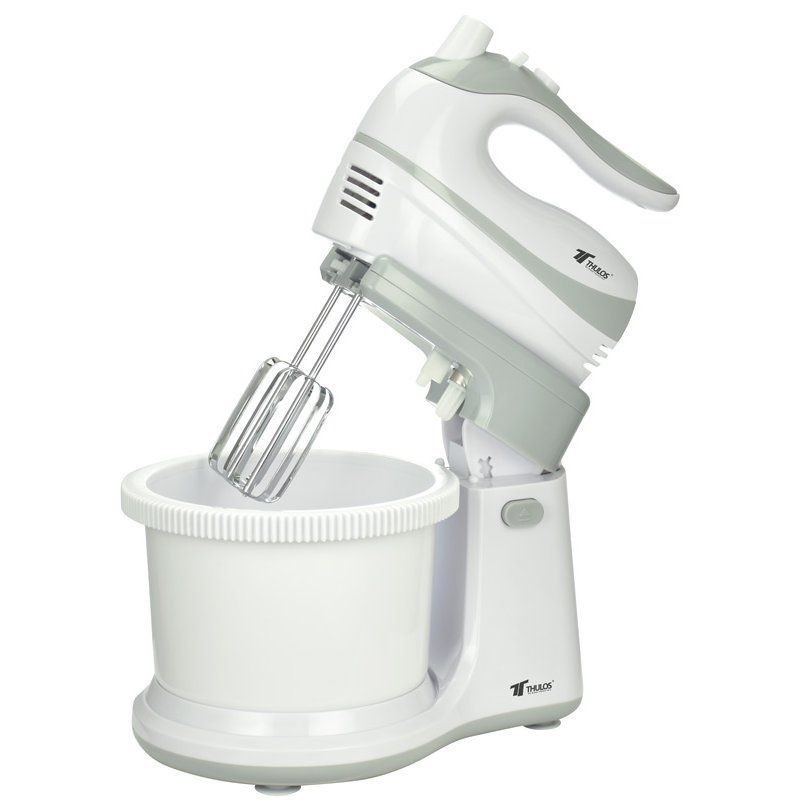 500W Electric Mixer with Bowl and Stand, Prep Mix+ 500W Electric Mixer with Beaters, 3L Bowl, 5 Speeds