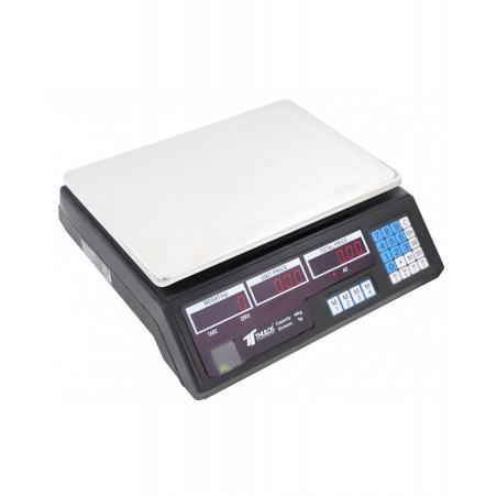 Báscula de comercio digital 40 kg - 5 gramos de graduación ideal para pesaje preciso en comercios