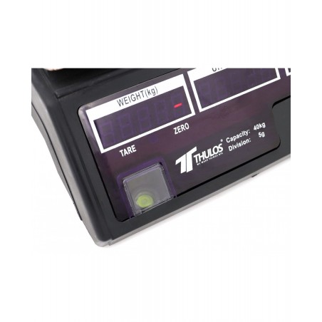 Digital commercial scale 40 kg - 5 gram graduation