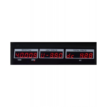 Digital commercial scale 40 kg - 5 gram graduation