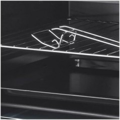 Forno elétrico de mesa Haeger de 45 litros e 2000 W, termostato ajustável, temporizador de 60 minutos, revestimento antiaderente