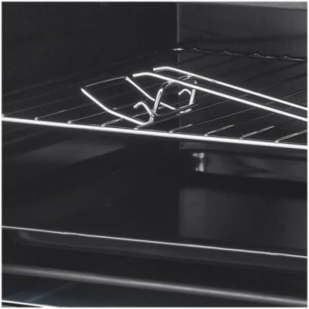 Forno elétrico de mesa Haeger de 45 litros e 2000 W, termostato ajustável, temporizador de 60 minutos, revestimento antiaderente