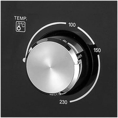 Haeger 45 Liter, 2000 W Tisch-Elektrobackofen, einstellbarer Thermostat, 60-Minuten-Timer, Antihaftbeschichtung