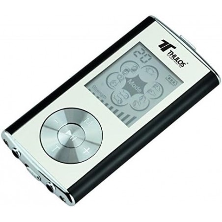Tens electrostimulation massager with 4 electrodes and 6 programs