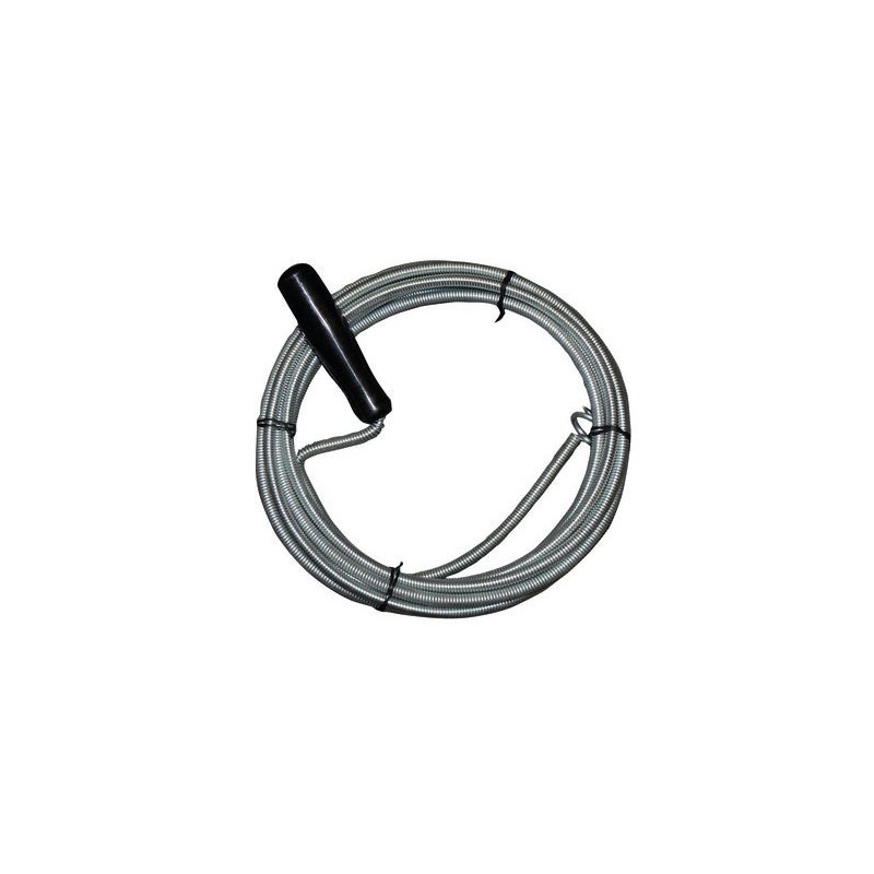 Unclogging spring for pipes 9mm 3 meters Unclogging spring for pipes 9mm 3 meters