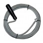 Unclogging spring for pipes 9mm 3 meters Unclogging spring for pipes 9mm 3 meters