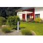 Fontana da giardino moderna Rondo grigia - Altezza 90 cm, Diametro 12 cm, Attacco per tubo da giardino Fontana da giardino moderna Rondo grigia - Altezza 90 cm, Diametro 12 cm, Attacco per tubo da giardino