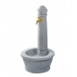 Fontana da Giardino Roma Grigia, Imitazione Pietra Naturale. Altezza 100 cm, Larghezza 54 cm e Profondità 58 cm Fontana da Giardino Roma Grigia, Imitazione Pietra Naturale. Altezza 100 cm, Larghezza 54 cm e Profondità 58 cm