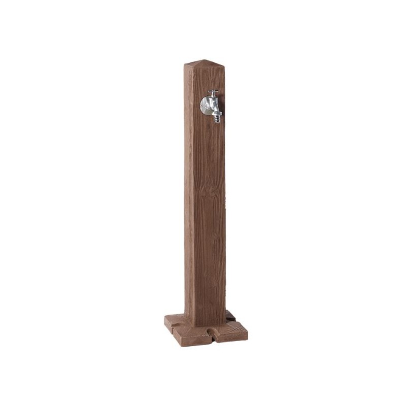 Dark wood imitation garden fountain Dark wood imitation garden fountain