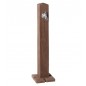 Dark wood imitation garden fountain Dark wood imitation garden fountain