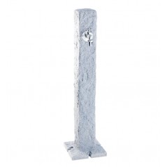 Light granite imitation stone garden fountain + Faucet, 100 cm