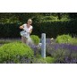 Fonte de jardim com torneira em imitação de pedra de granito claro, altura 100 cm, estilo natural para jardim Fonte de jardim com torneira em imitação de pedra de granito claro, altura 100 cm, estilo natural para jardim