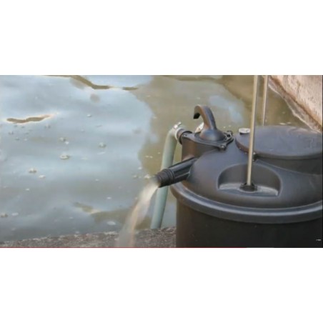 GREEN RESET 25L semi-automatic filter with 10W UV lamp. Pond filter 8,000 liters max.