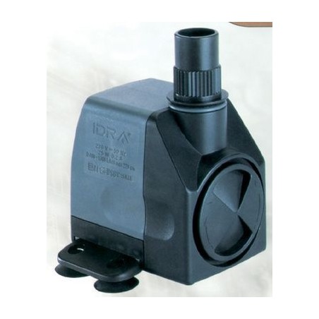 Bomba de água submersível Idra 2,2 m - Mini bomba de aquário de 1300 L/h, bomba de fonte ajustável para lago e tanque de peixes