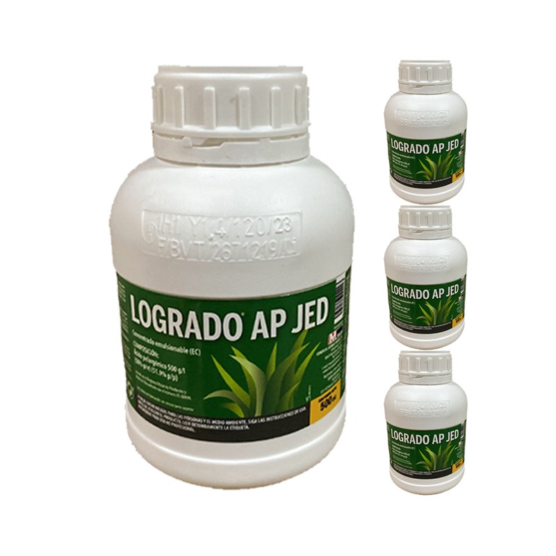 Herbicida Total 2 litros Logrado AP. Evita malas hierbas, no residual y no selectivo (Sustituto Roundup)