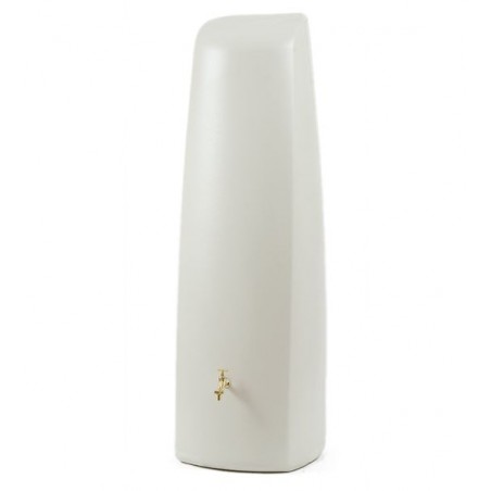 Serbatoio per Acqua Piovana Elegance Graf, Recuperatore d'acqua Piovana da 400 litri, 60x60x180 cm, beige