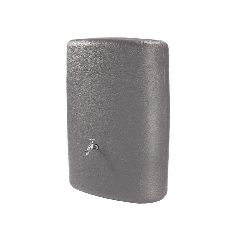 Serbatoio per Acqua Piovana Terranova Graf. Serbatoio decorativo per acqua piovana da 275 litri, 40x80x105 cm, grigio Serbatoio per Acqua Piovana Terranova Graf. Serbatoio decorativo per acqua piovana da 275 litri, 40x80x105 cm, grigio