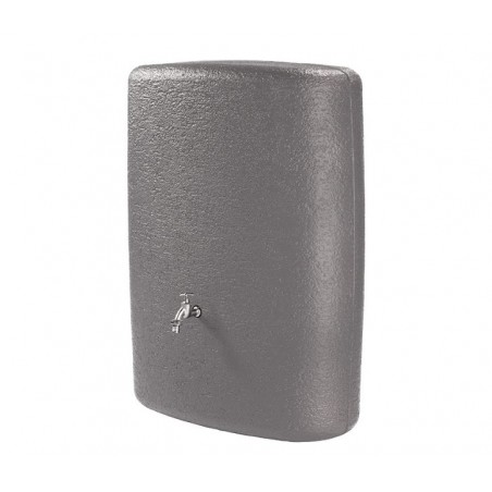Serbatoio per Acqua Piovana Terranova Graf. Serbatoio decorativo per acqua piovana da 275 litri, 40x80x105 cm, grigio