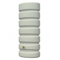 Serbatoio per l'acqua Piovana Graf. Serbatoio Decorativo per acqua da 650 litri, 60x80x191 cm, beige