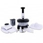 Robot culinaire manuel 5 en 1 | Hachoir, fouet, passoire, presse-agrumes et mandoline avec 5 lames Robot culinaire manuel 5 en 1 | Hachoir, fouet, passoire, presse-agrumes et mandoline avec 5 lames