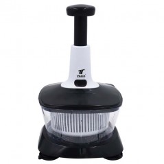 Robot da cucina manuale 5 in 1 | Tritatutto, frusta, scolapasta, spremiagrumi e mandolina con 5 lame