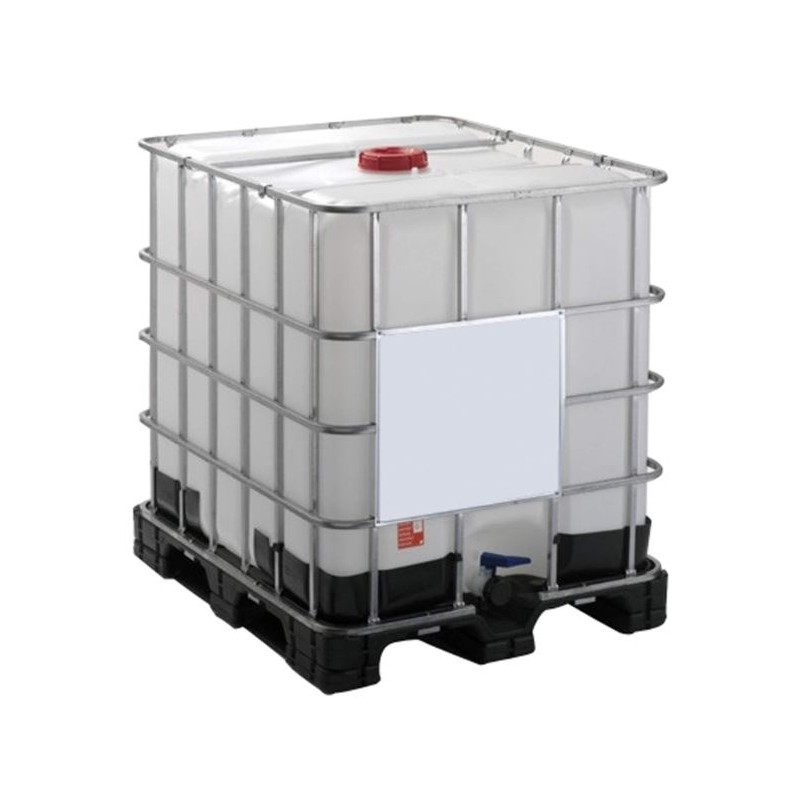 Réservoir d'eau IBC Graf de 1000 litres avec palette. Conteneur pour le transport de liquides, 120x100x117 cm