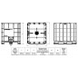 1000 liter tank for liquid transport on pallet 1000 liter tank for liquid transport on pallet