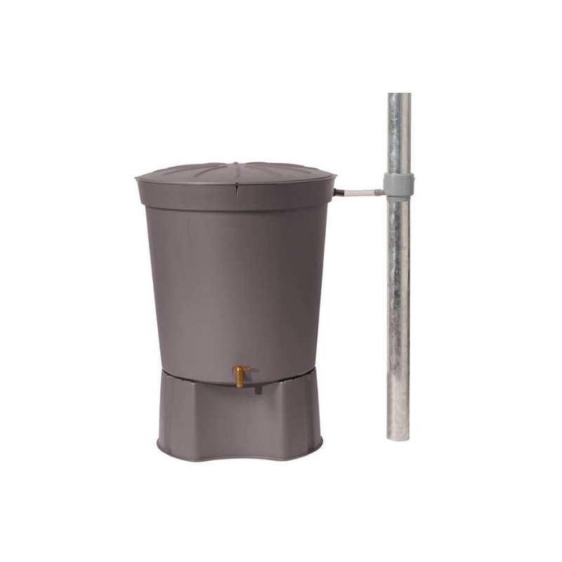 Réservoir d'eau Graf 300 L en polypropylène avec base 53 x 33 cm, gris