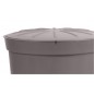 Réservoir d'eau en polypropylène 300 L. Recuperateur d Eau 82x86 cm, avec socle de support 53 x 33 cm, gris