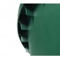 Serbatoio d'acqua in polipropilene da 500 L. Recuperatore d'acqua 100x110 cm, con base di supporto 79x33 cm, verde