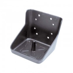 Pacote com 5 suportes quadrados de plástico para pedras de sal, 24x22x22 cm