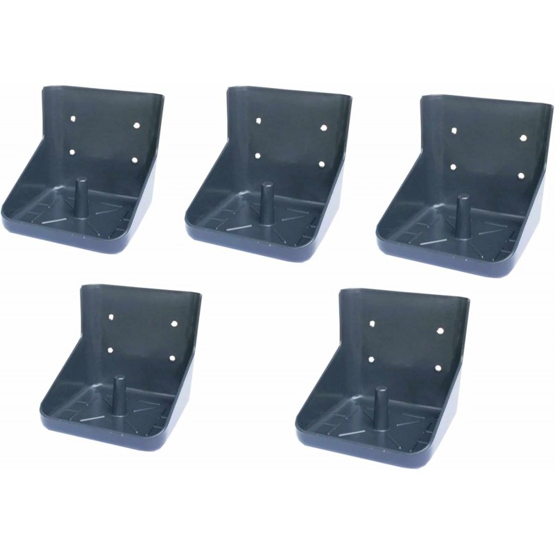 5 x Plastic Salt Lick Stone Holder Square Shape 24x22x22cm