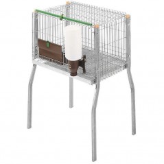 Gaiola para roedores com 1 compartimento e pernas, 58x43x38 cm