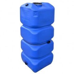 Wassertank für Trinkwasser 750 Liter, quadratischer Polyethylenbehälter für Trinkwasser, 74x74x166 cm