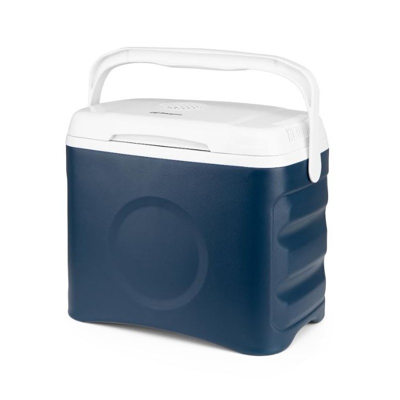 Frigorifero elettrico portatile da 25 litri | Frigorifero da campeggio da 60 W | Mini frigorifero | Raffredda e riscalda, 46x40x