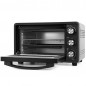 Forno elétrico de mesa de 25 litros, convecção de 1500 W, temporizador, seletor de temperatura, aquecimento superior e inferior Forno elétrico de mesa de 25 litros, convecção de 1500 W, temporizador, seletor de temperatura, aquecimento superior e inferior