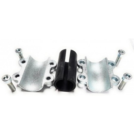 1 1/4" Steel Pipe Clamp for PE, steel, and metal pipes. Recommended for 40mm pipes.