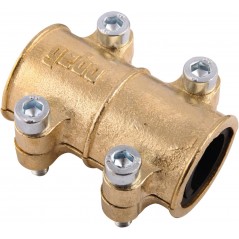 Pack 4 Abrazadera Tapaporos 28mm latón para tubos de cobre | Recomendado para tuberías de 28mm