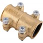 4 Stück Reparatur von Kupferrohren 28mm. Klemmverbindungen aus Messing für die Reparatur von Kupferrohrlecks 4 Stück Reparatur von Kupferrohren 28mm. Klemmverbindungen aus Messing für die Reparatur von Kupferrohrlecks