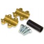 4 Stück Reparatur von Kupferrohren 28mm. Klemmverbindungen aus Messing für die Reparatur von Kupferrohrlecks 4 Stück Reparatur von Kupferrohren 28mm. Klemmverbindungen aus Messing für die Reparatur von Kupferrohrlecks