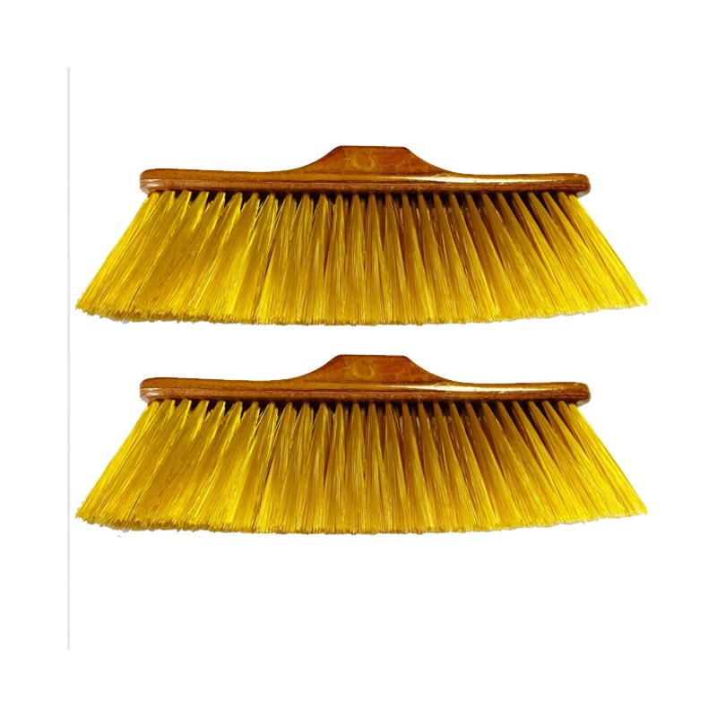 2 scope per superfici delicate, spazzola per pavimenti, setole morbide, non lascia tracce. Consigliate per parquet, 32 x 11 x 8 