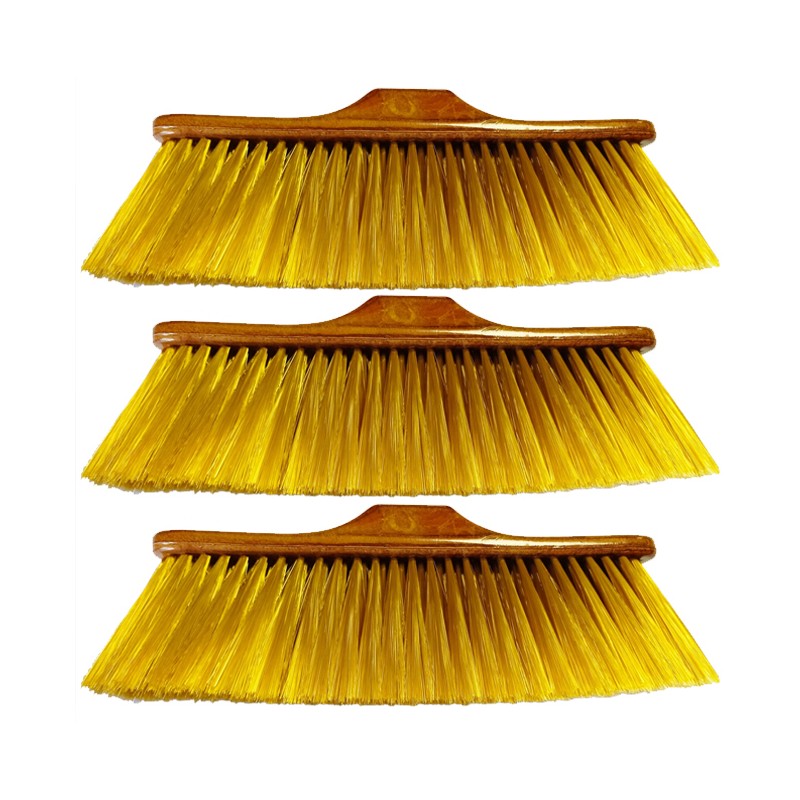 3 x Brosse à Balai pour surfaces délicates, brosse de balayage, poils doux, ne laisse aucune trace. Recommandé Parquet, 32x11x8 3 x Brosse à Balai pour surfaces délicates, brosse de balayage, poils doux, ne laisse aucune trace. Recommandé Parquet, 32x11x8