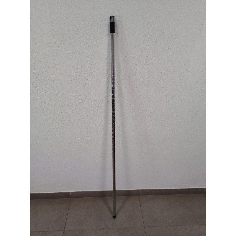 Palo para Cepillos, Escobas o Fregonas de Alta Resistencia, Diamante 140 cm, Adaptable a Cualquier Cepillo, Gris Palo para Cepillos, Escobas o Fregonas de Alta Resistencia, Diamante 140 cm, Adaptable a Cualquier Cepillo, Gris