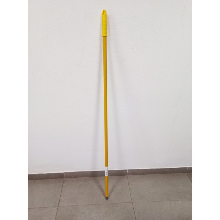 Brosse à Balai, balais ou vadrouilles haute résistance, 140 cm, adaptable sur n'importe quelle brosse, jaune