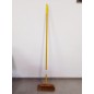 Escoba Superficies Delicadas, Cepillo de Barrer, Cerdas Suaves, Recomendado para Parquet, 32x11x8 cm + Palo Amarillo 140 cm Escoba Superficies Delicadas, Cepillo de Barrer, Cerdas Suaves, Recomendado para Parquet, 32x11x8 cm + Palo Amarillo 140 cm