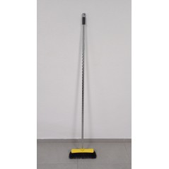 Balai de jardin spécial pour le balayage du gazon artificiel, des tapis et des surfaces extérieures, 33 x 15,5 x 11 cm + manche 