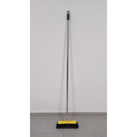 Vassoura de jardim especial para varrer grama artificial, carpetes e áreas externas, 33x15,5x11 cm + haste de diamante 140 cm