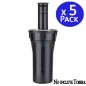 Pacote com 5 aspersores de irrigação Hunter Pro Spray-02, altura de elevação de 5 cm - Difusor de irrigação PROS-02 - Irrigação